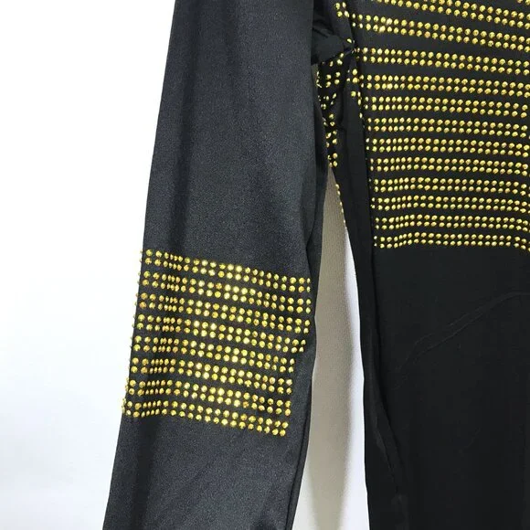 Rhinestone Formal Evening Party Dress XL - Picture 11 of 16